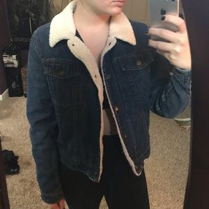 Denim Sherpa Jacket